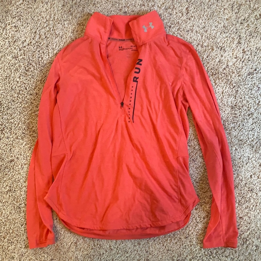 Medium WORM ONCE Underarmour running 1/4 zip